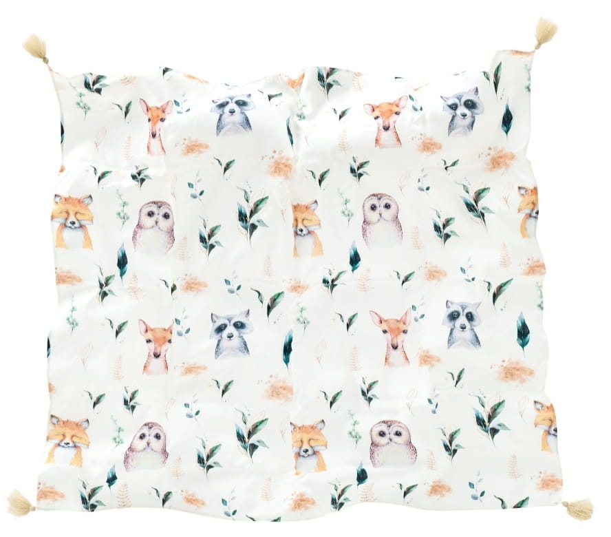 Otulacz Bambusowy 110x120 Rajski Las z chwostami Koala by HeartMade