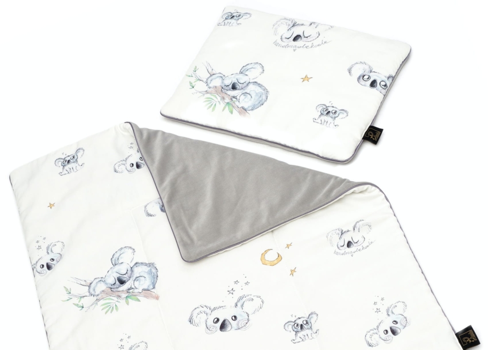 Pościel dwustronna 60x80 Bambus-Velvet Śpiący Koala