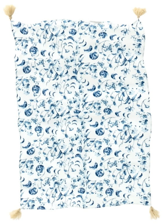 Otulacz bambusowy 150x200 Moon Flowers z chwostami Koala