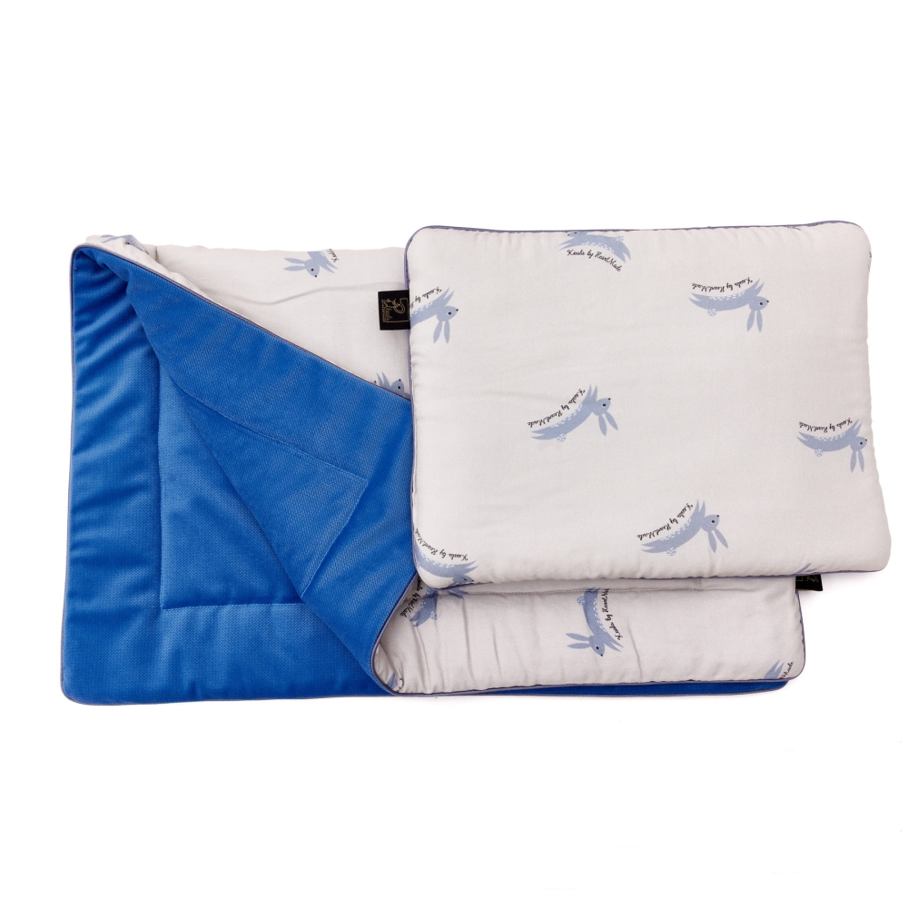Pościel dwustronna 60x80 Króliczkowo Bambus-Velvet