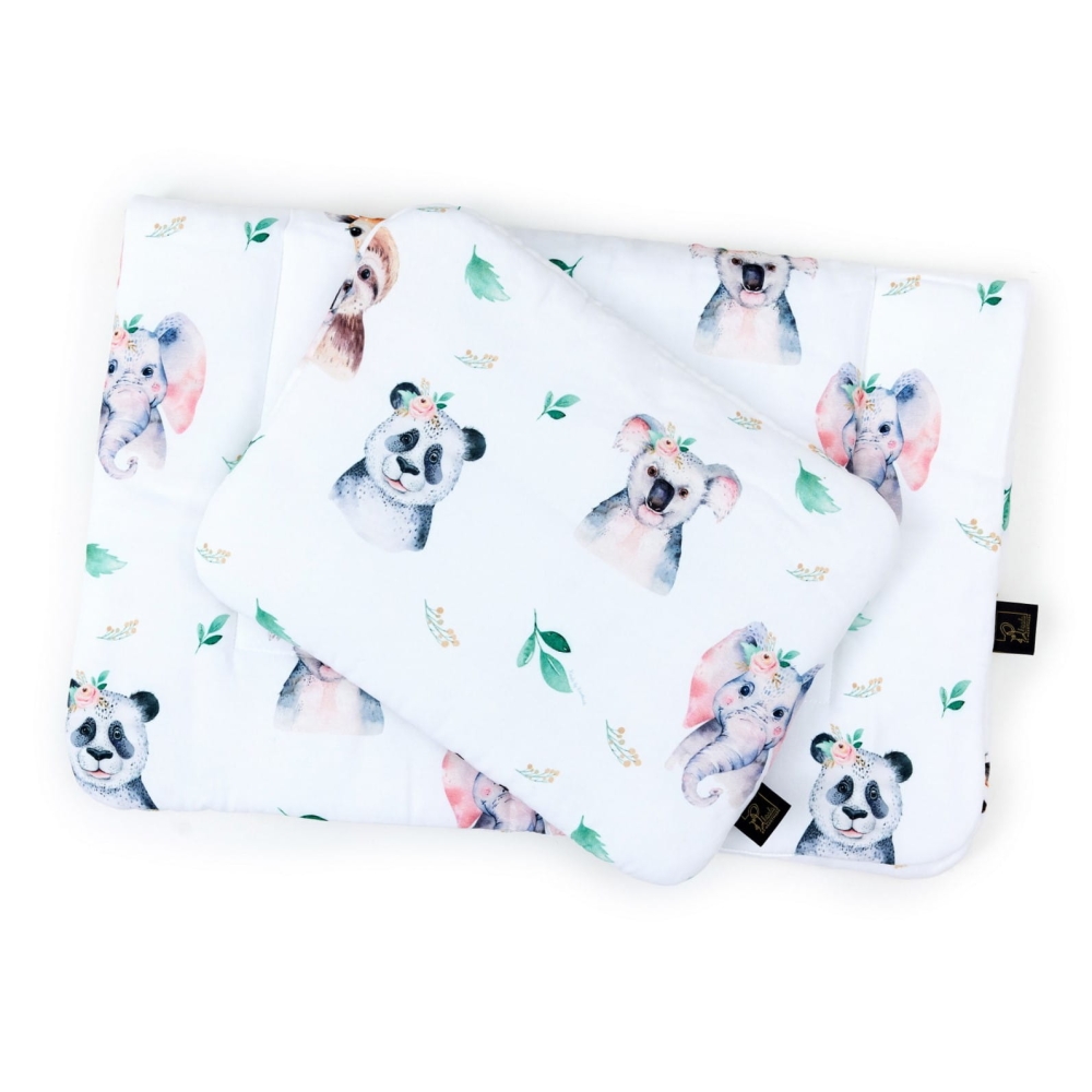 Pościel Bambusowa Dla dziewczynki 60x80 Różane Safari Koala by Heart