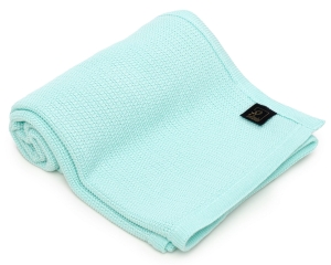 Dziany Kocyk Bambusowy 100% Dla Dzieci Mięta | Koala by Heartmade