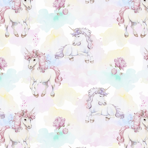 Pościel dla większego dziecka wzór Unicorn- w jednorożce.jpg